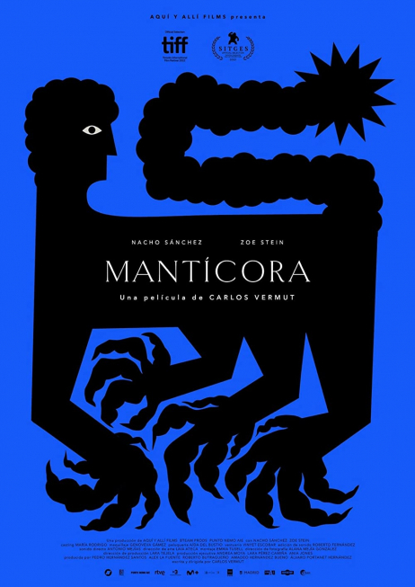 Cartel Mantícora. Pase del ciclo ‘El gran viaje de la gran pantalla’ + encuentro con la protagonista Zoe Stein