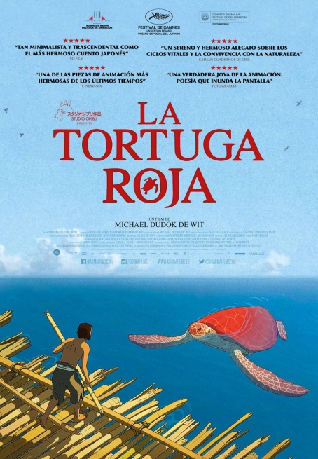Cartel La tortuga roja