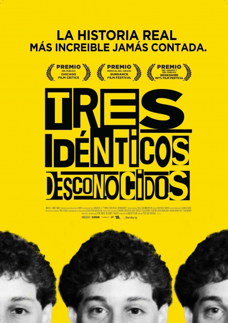 Cartel TRES DESCONODOS IDÉNTICOS