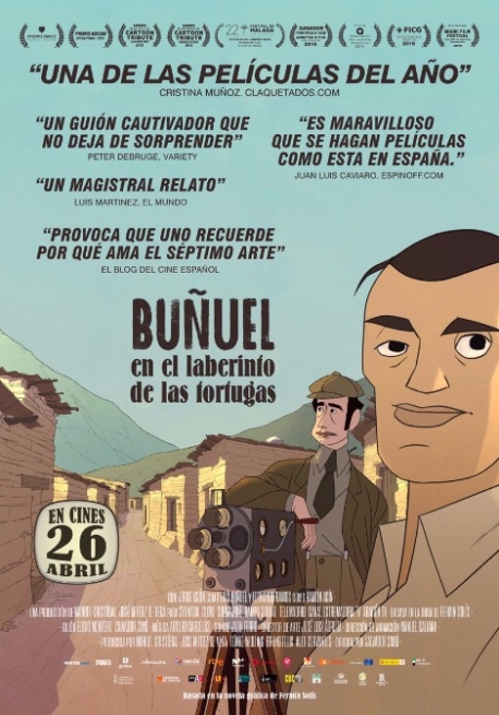 Cartel BUÑUEL EN EL LABERINTO DE LAS TORTUGAS