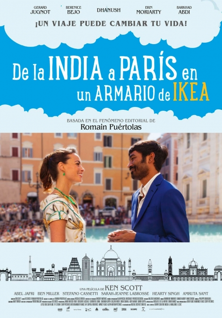 Cartel DE LA INDIA A PARÍS EN UN ARMARIO DE IKEA