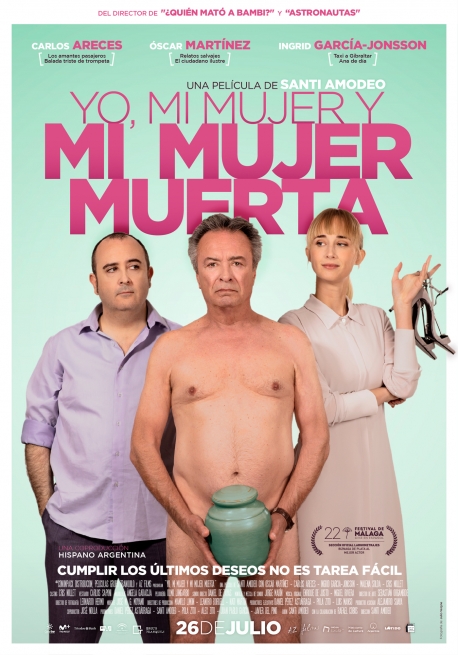 Cartel Yo, mi mujer y mi mujer muerta