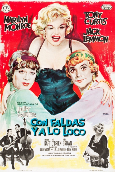 Cartel CON FALDAS Y A LO LOCO