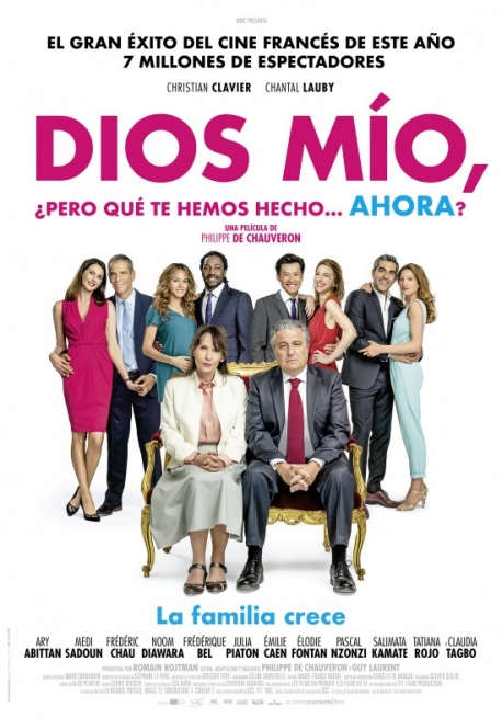 Cartel Dios mío, ¿pero qué te hemos hecho... ahora?