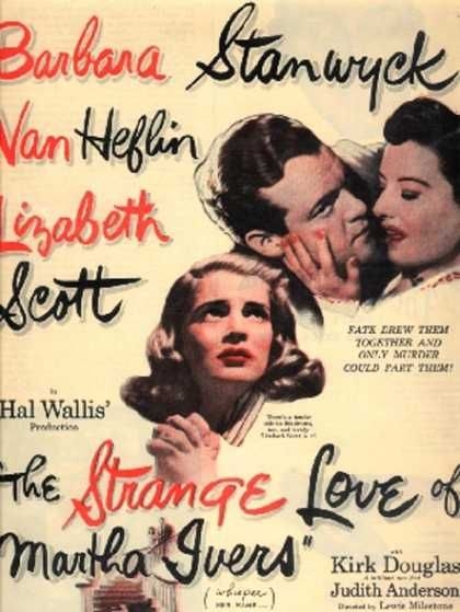 Cartel EL EXTRAÑO AMOR DE MARTHA IVERS