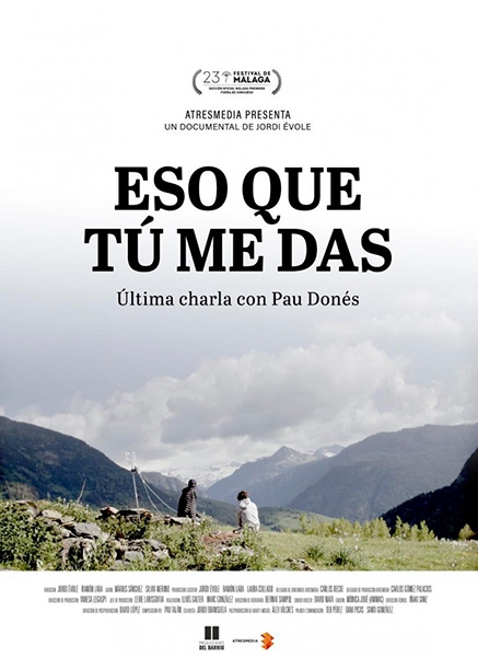 Cartel ESO QUE TÚ ME DAS