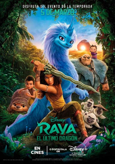 Cartel RAYA Y EL ÚLTIMO DRAGÓN