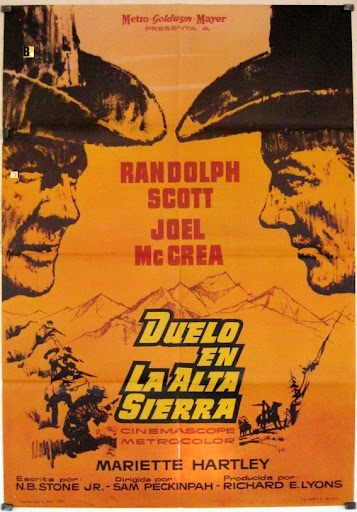 Cartel DUELO EN LA ALTA SIERRA
