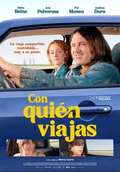 Cartel CON QUIÉN VIAJAS