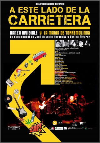 Cartel A ESTE LADO DE LA CARRETERA. DANZA INVISIBLE Y LA MAGIA DE TORREMOLINOS