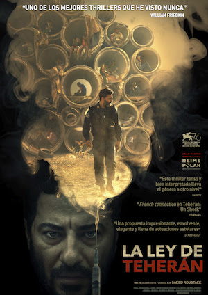 Cartel LA LEY DE TEHERÁN