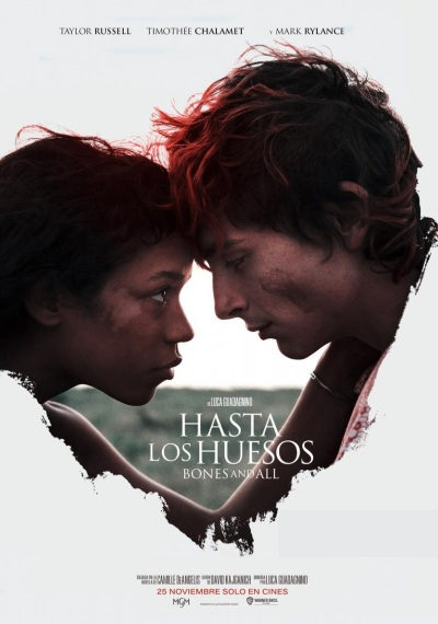 Cartel Hasta los huesos: Bones and All