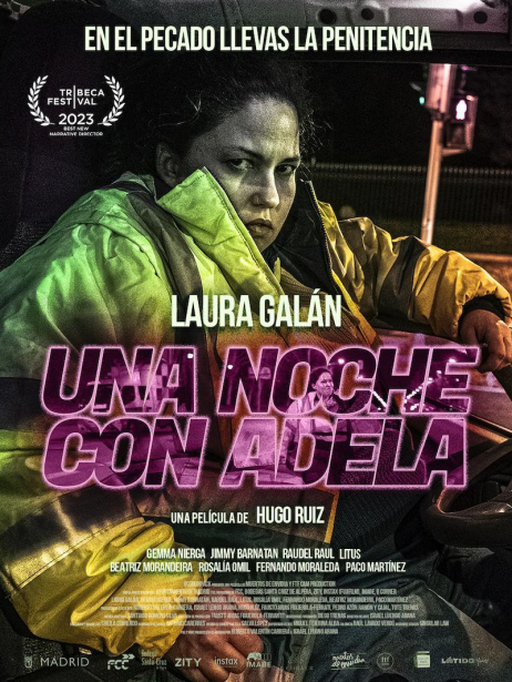 Cartel Una noche con Adela