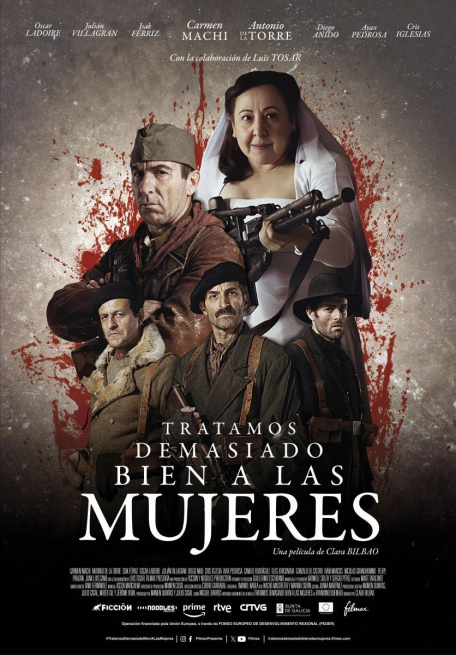 Cartel TRATAMOS DEMASIADO BIEN A LAS MUJERES
