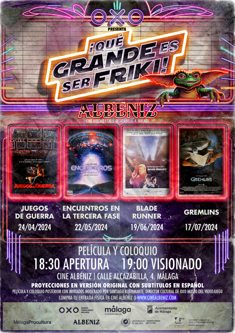 Cartel Ciclo ¡Qué grande es ser friki! 