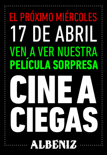 Cartel Cine a ciegas
