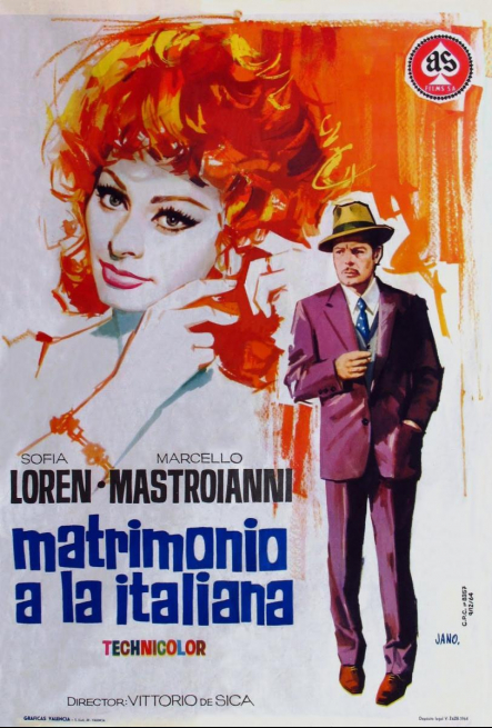 Cartel Matrimonio a la italiana