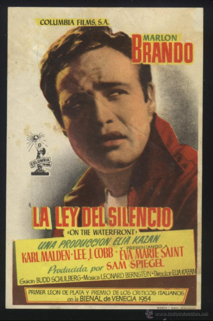 Cartel La ley del silencio