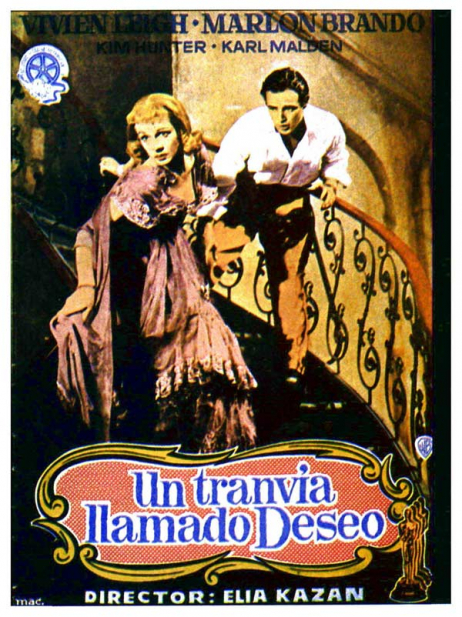 Cartel Un tranvía llamado deseo