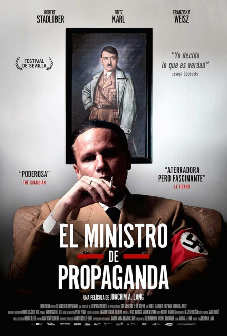 Cartel  El ministro de propaganda 