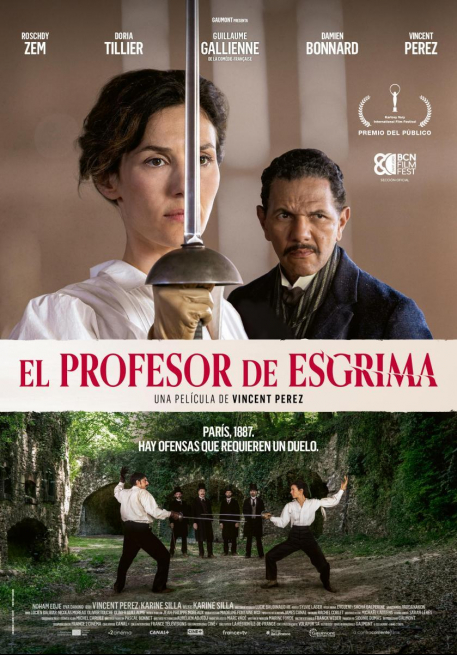 Cartel El profesor de esgrima