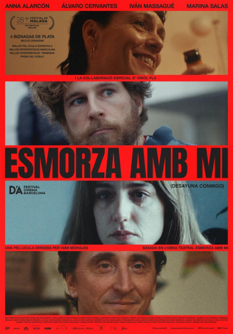 Cartel Esmorza amb mi (Desayuna conmigo)