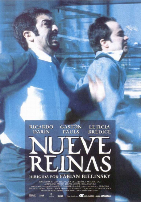 Cartel Nueve reinas