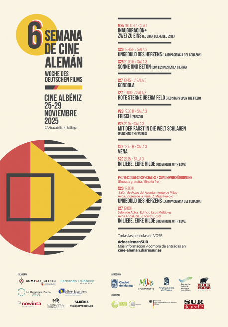 Cartel La 6ª Semana de Cine Alemán en Málaga 