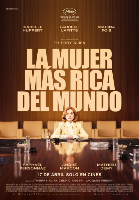 Cartel La mujer más rica del mundo
