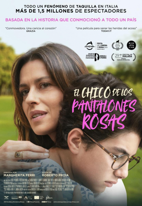 Cartel El chico de los pantalones rosas