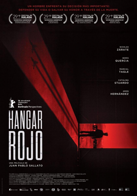 Cartel Hangar rojo