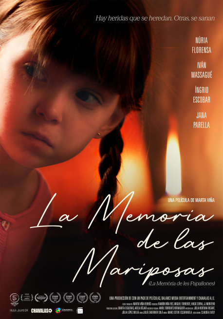 Cartel LA MEMORIA DE LAS MARIPOSAS