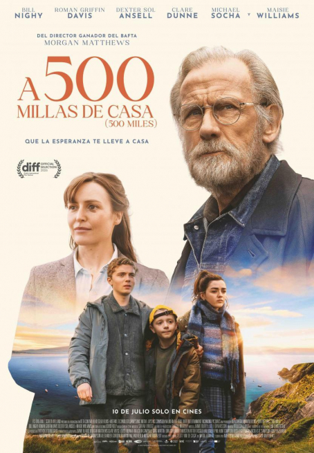 Cartel A 500 millas de casa