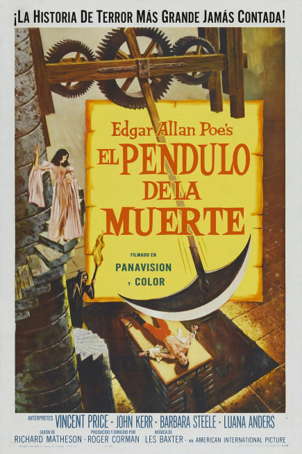 Cartel El péndulo de la muerte
