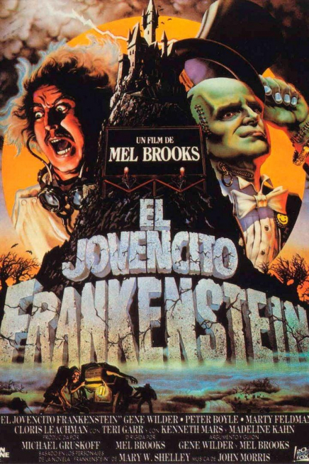 Cartel El jovencito Frankenstein