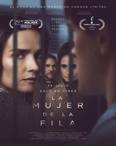 Cartel La mujer de la fila