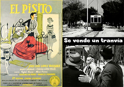 Cartel El pisito + Se vende un tranvía