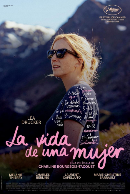 Cartel La vida de una mujer