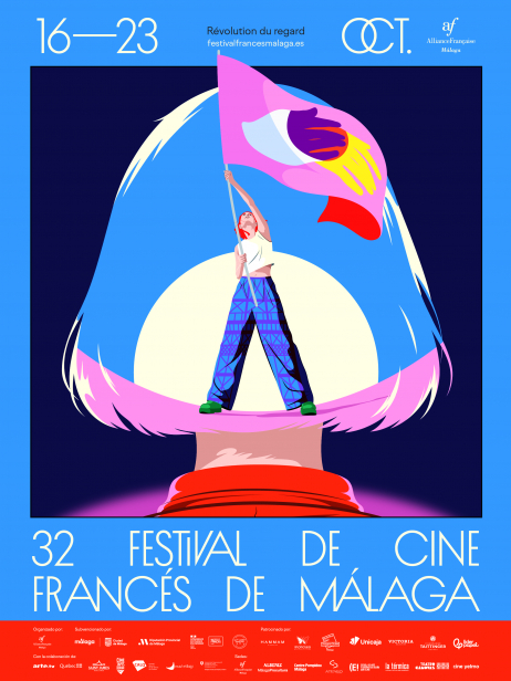 Cartel 32 Festival de Cine Francés de Málaga